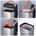 Square stainless steel smart sensor trash can automatic Induction 30L /50L smart trash bin auto trash can with lid